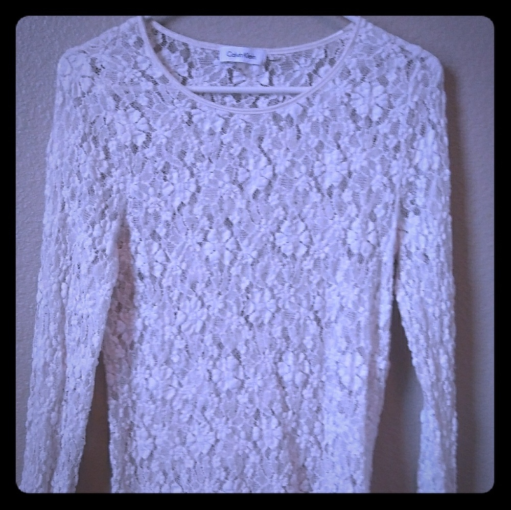 Calvin Klein Lace Blouse